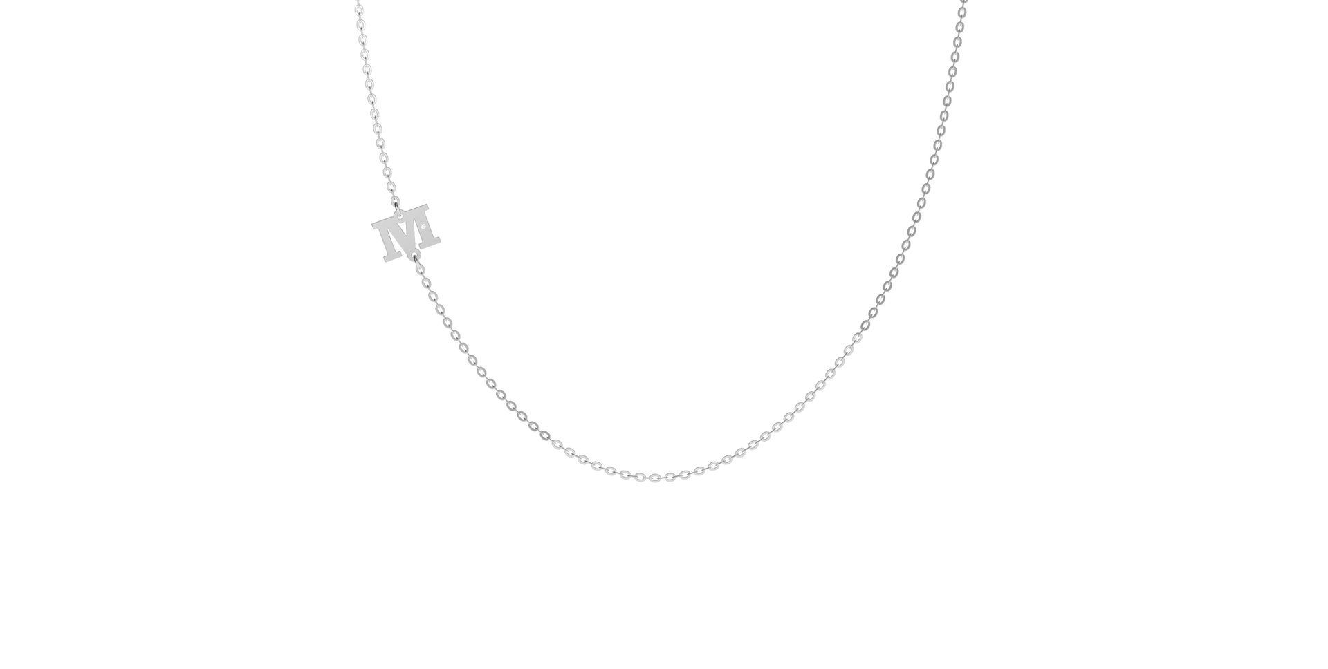 Diamond necklace Big Line M