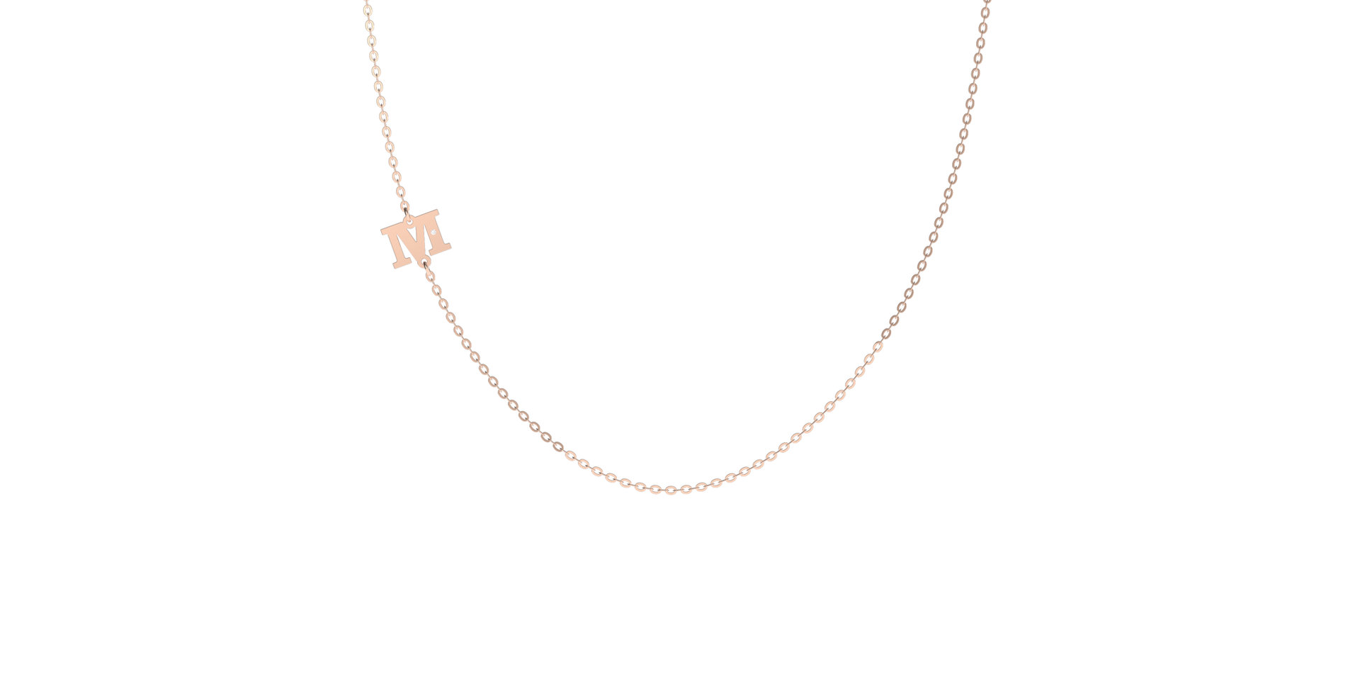 Diamond necklace Big Line M