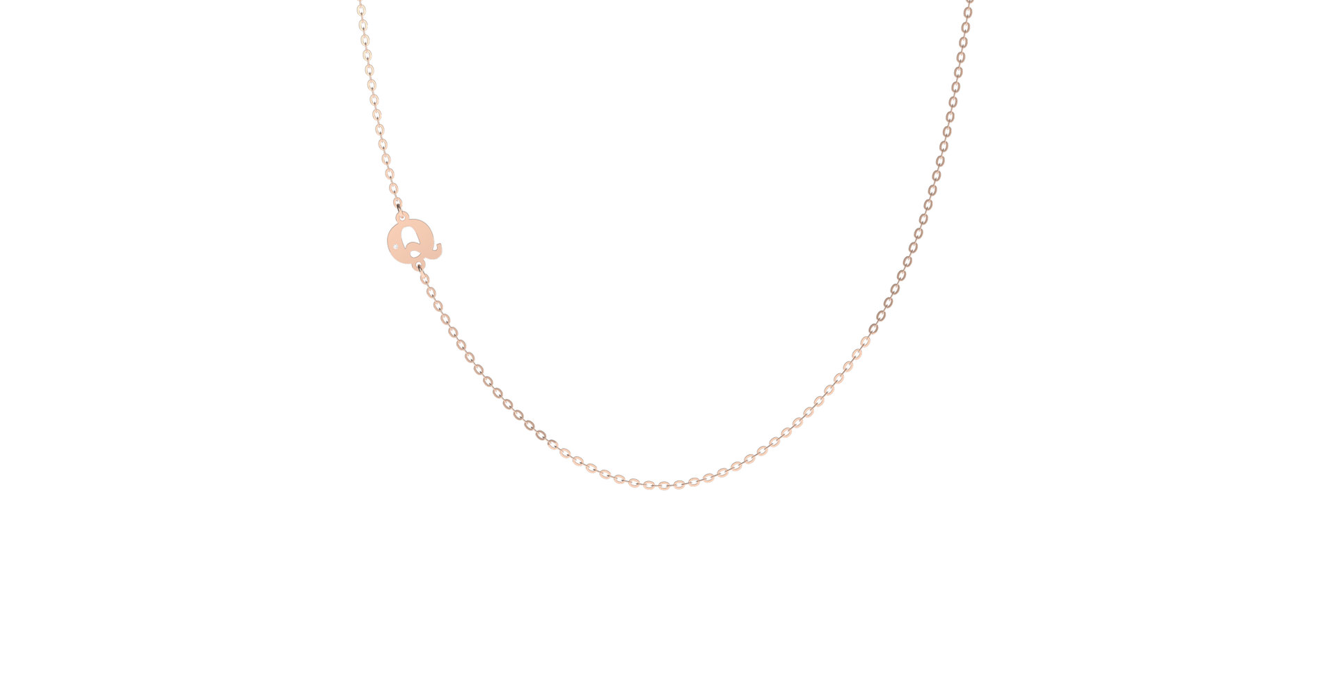 Diamond necklace Big Line Q