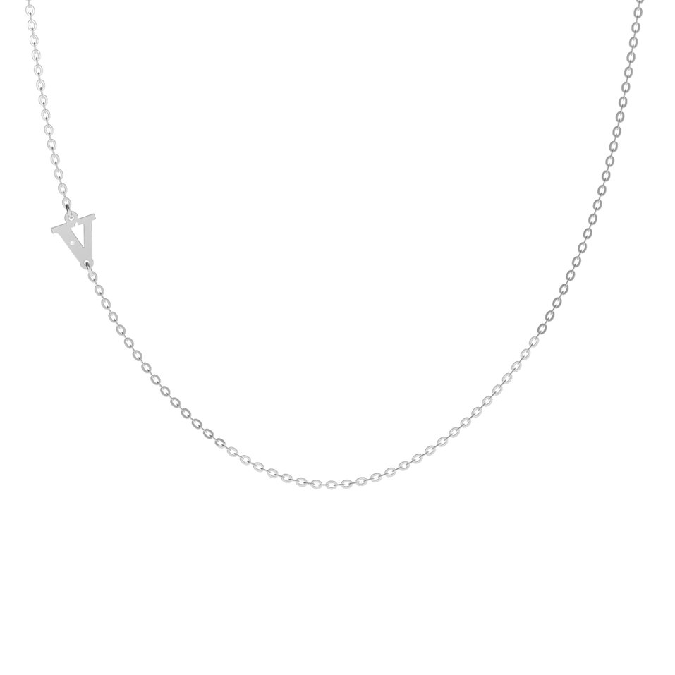Diamond necklace Big Line V