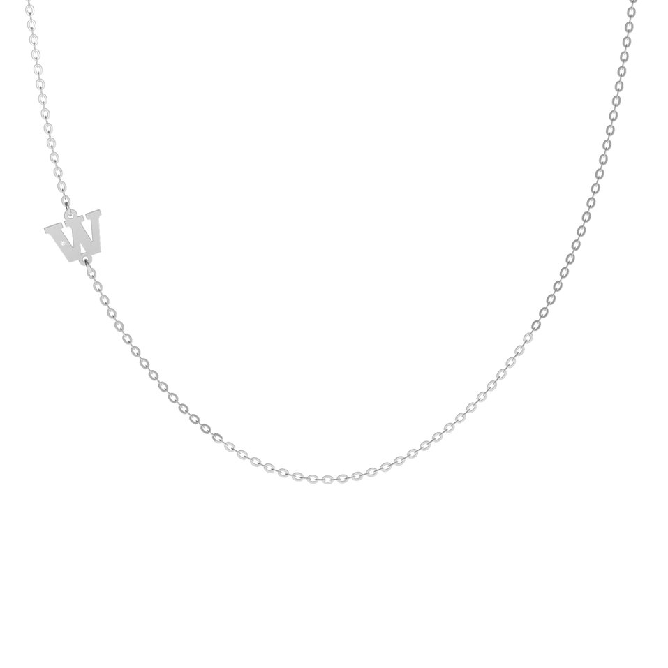 Diamond necklace Big Line W