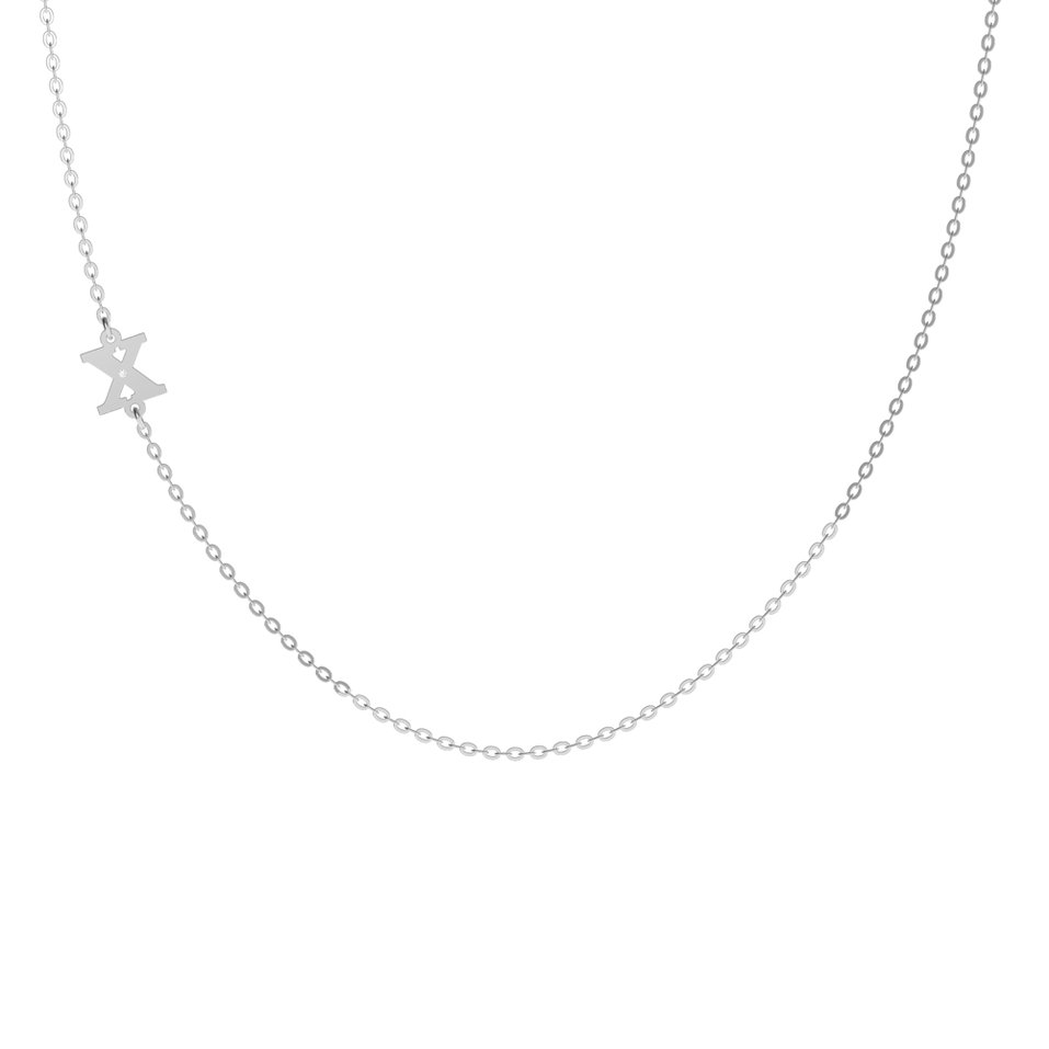 Diamond necklace Big Line X