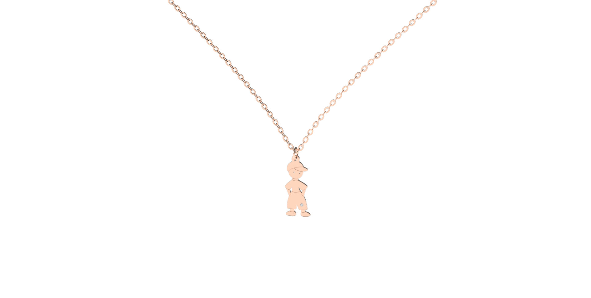 Diamond necklace Boy