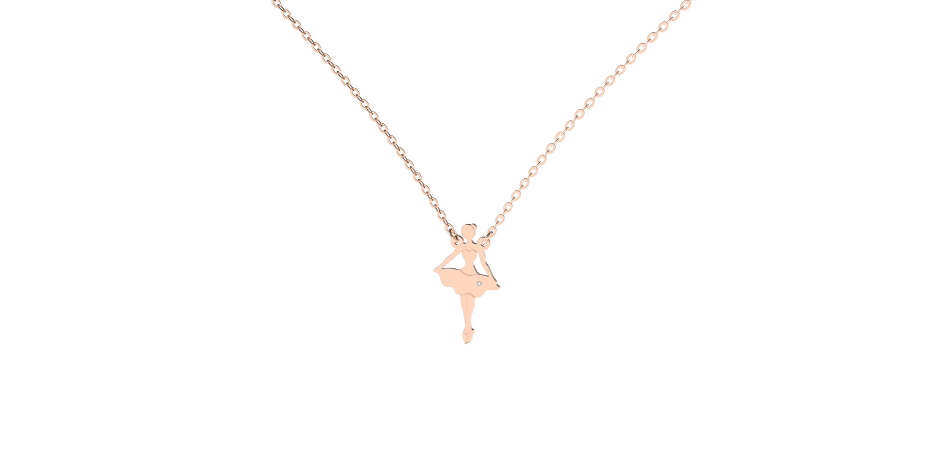 Diamond necklace Ballet Girl