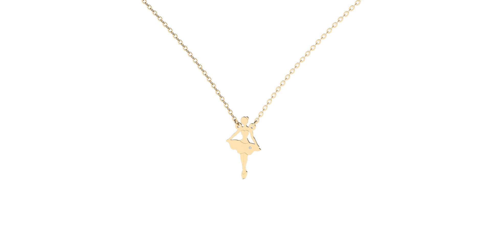 Diamond necklace Ballet Girl