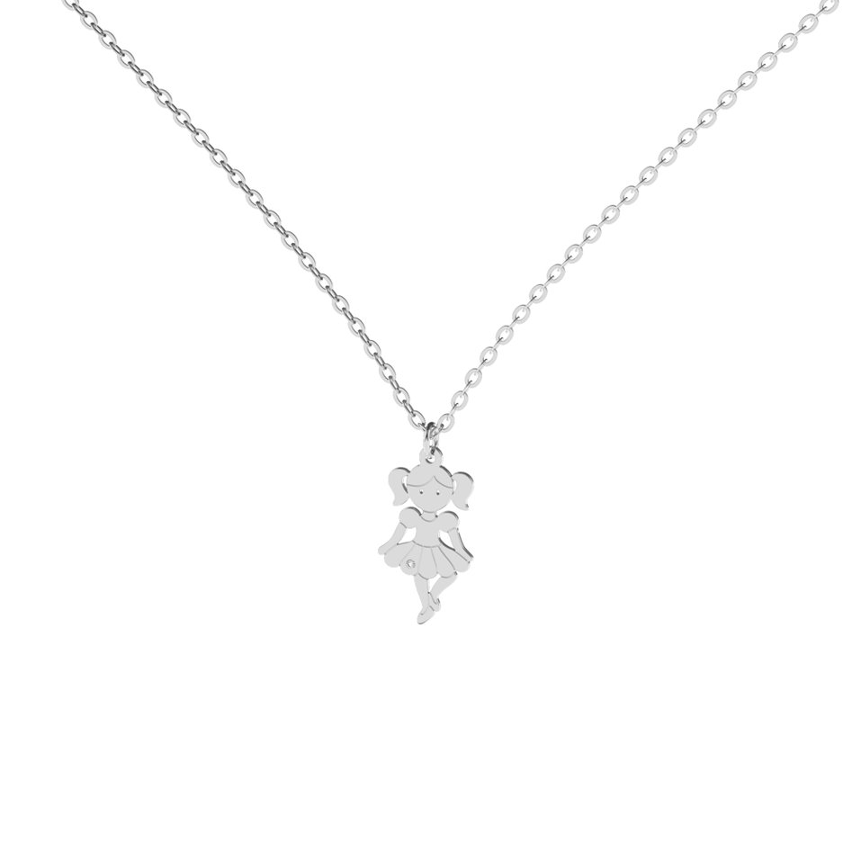 Diamond necklace Girl