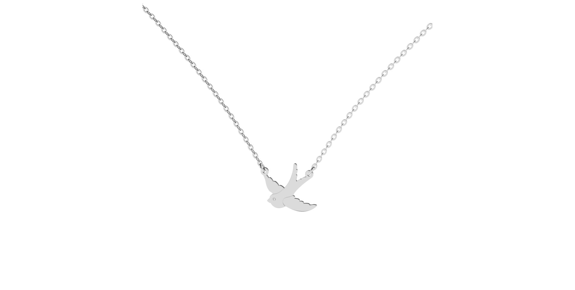 Diamond necklace Swallow