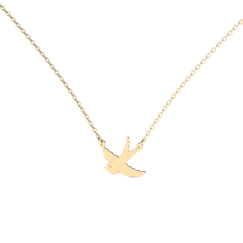 Diamond necklace Swallow