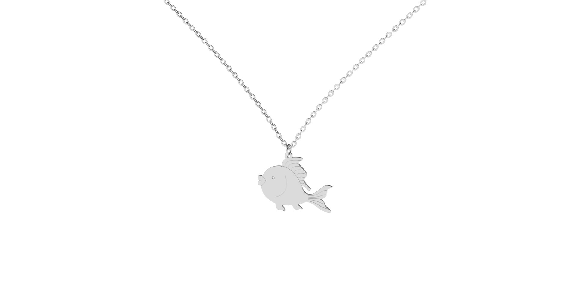 Diamond necklace Goldfish