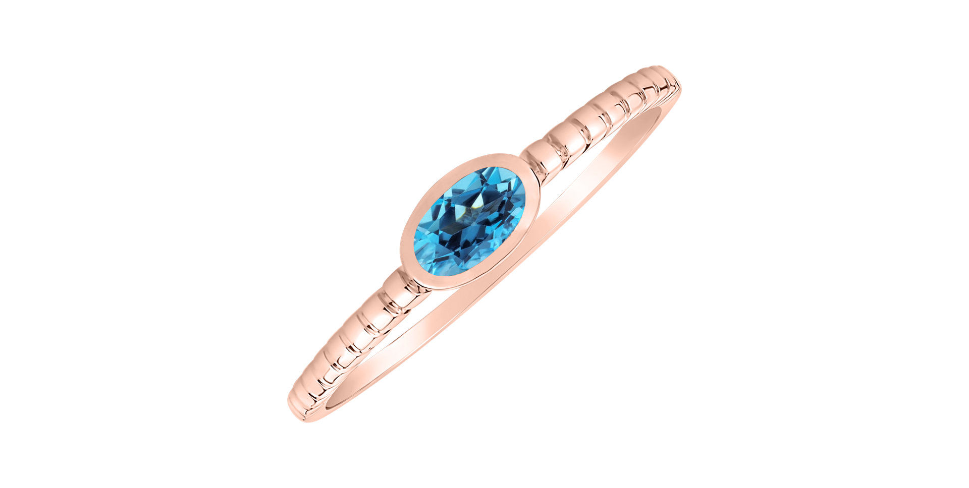 Ring with Topaz Swiss Bonbon