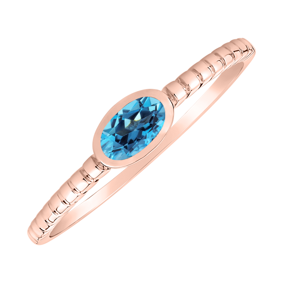 Ring with Topaz Swiss Bonbon