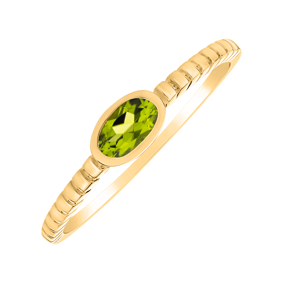 Ring with Peridot Bonbon