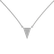 Diamond necklace Shiny Triangle2