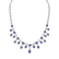 Diamond necklace with Sapphire Princess Fantasy2