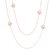 Diamond neckalce with Pearl Floral Symphony2