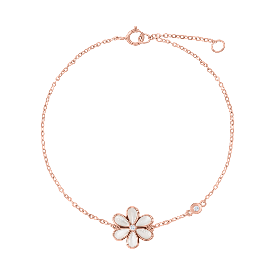 Diamond bracelet with Pearl Petals & Dreams