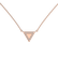 Diamond necklace Charming Triangle2