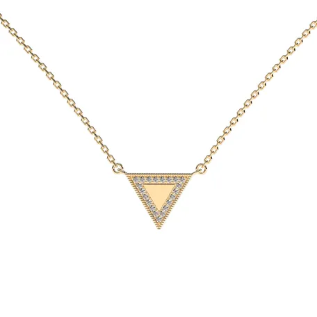 Diamond necklace Charming Triangle