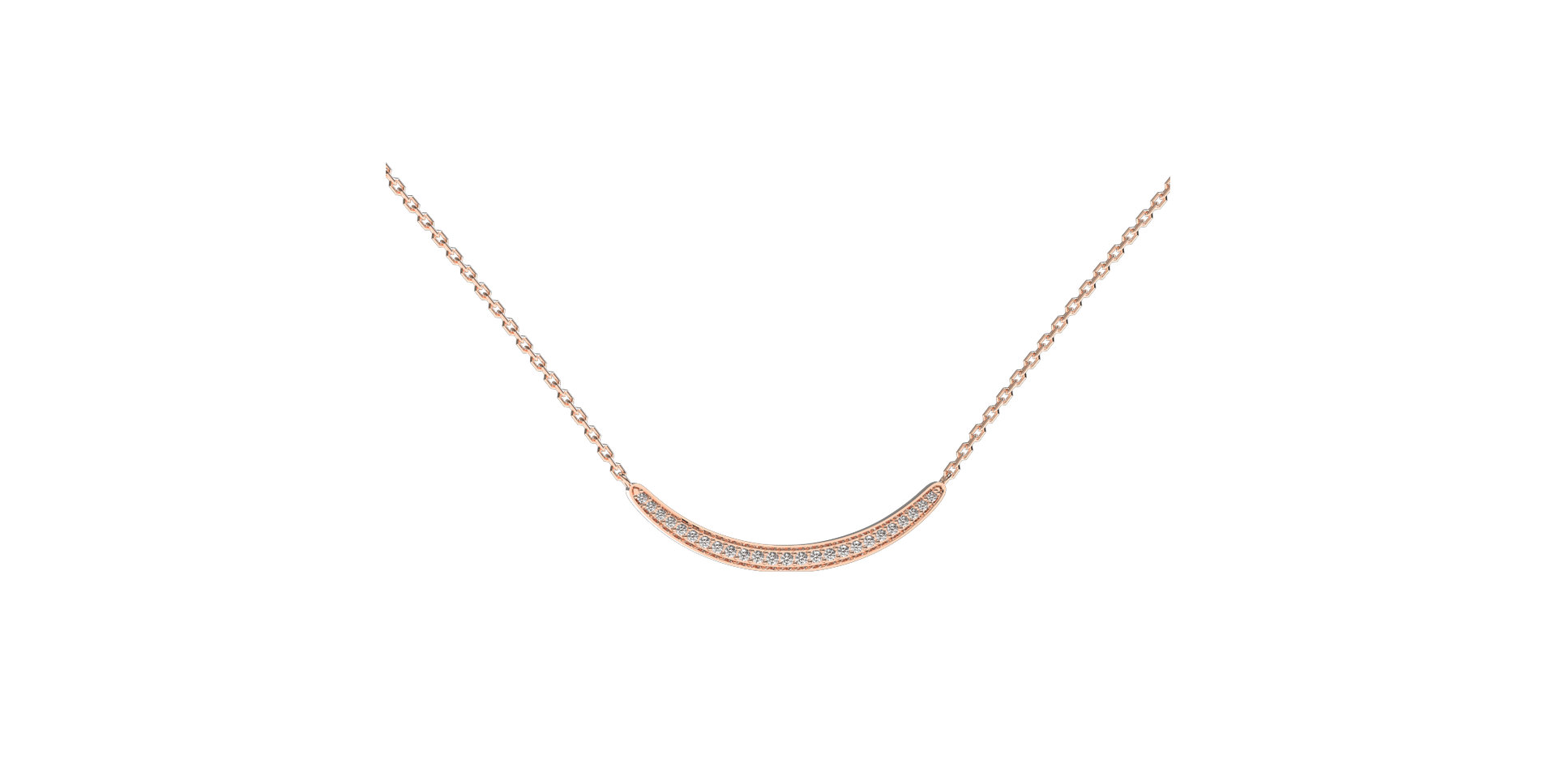 Diamond necklace Sparkling Line