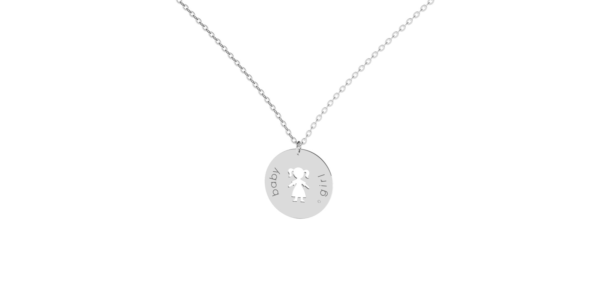 Diamond necklace Baby Girl