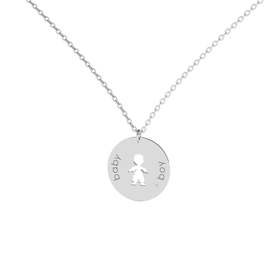 Diamond necklace Baby Boy