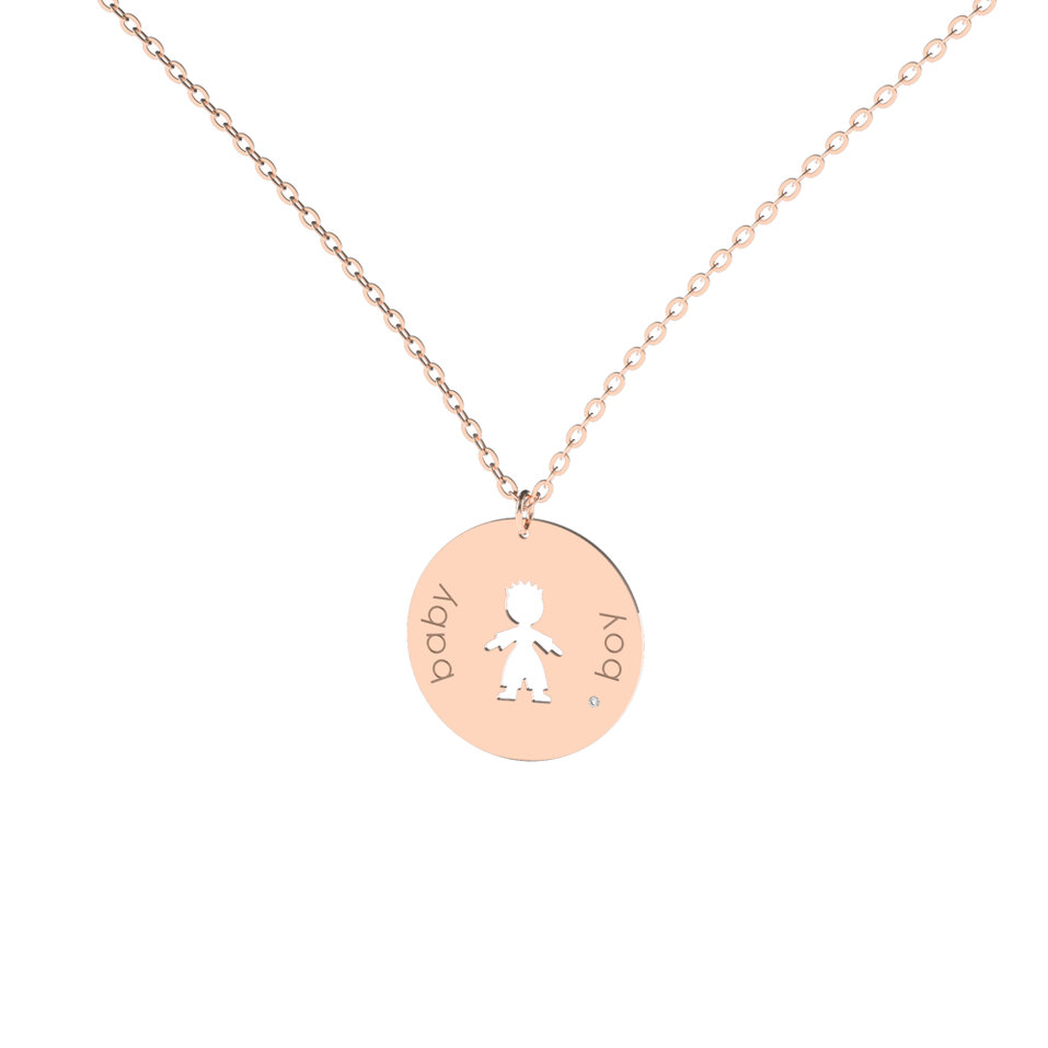Diamond necklace Baby Boy