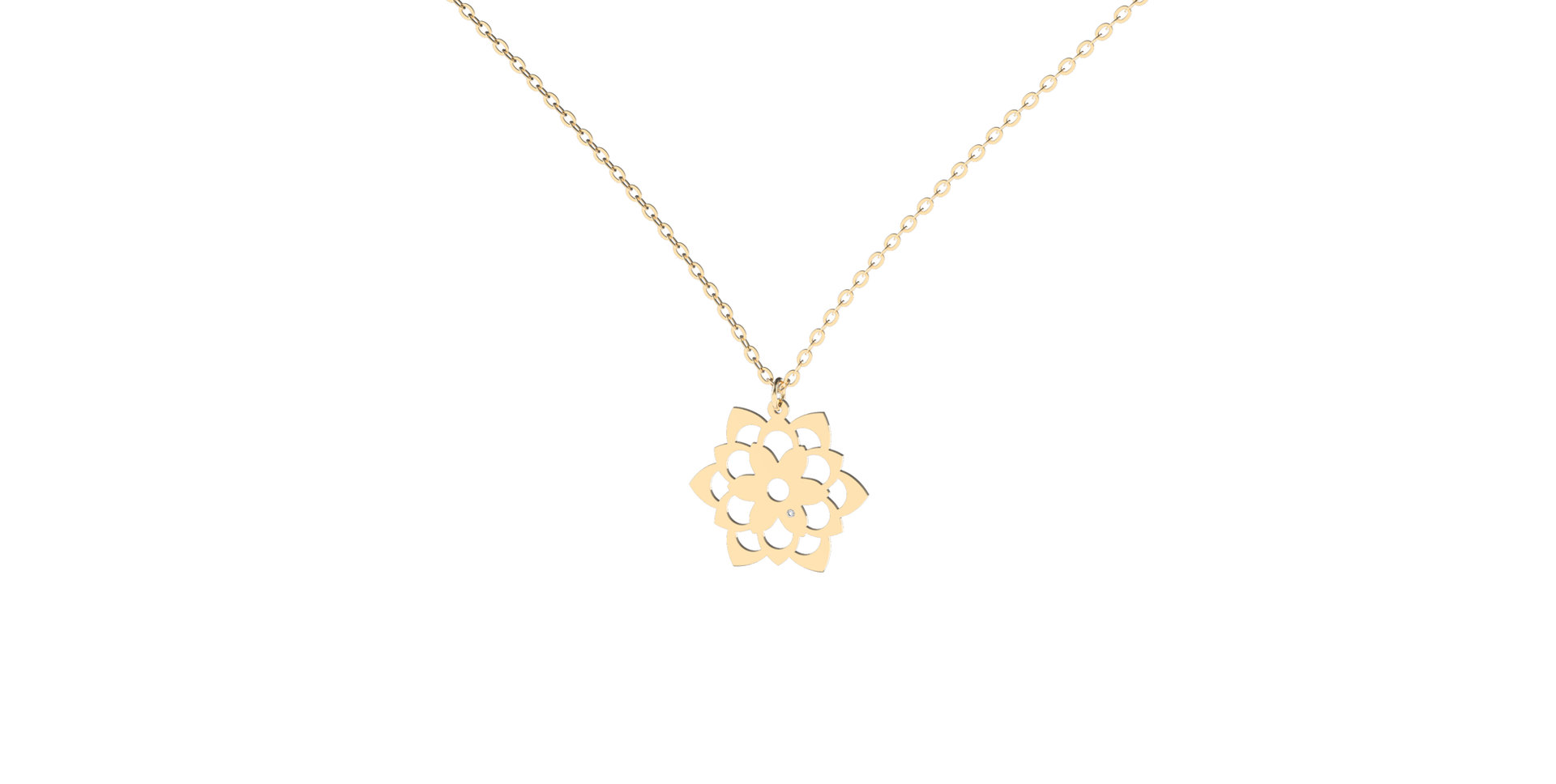 Diamond necklace Little Blossom