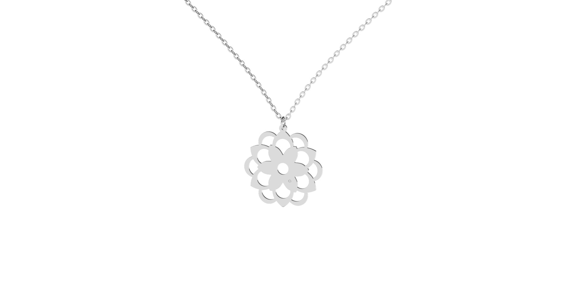 Diamond necklace Blossom