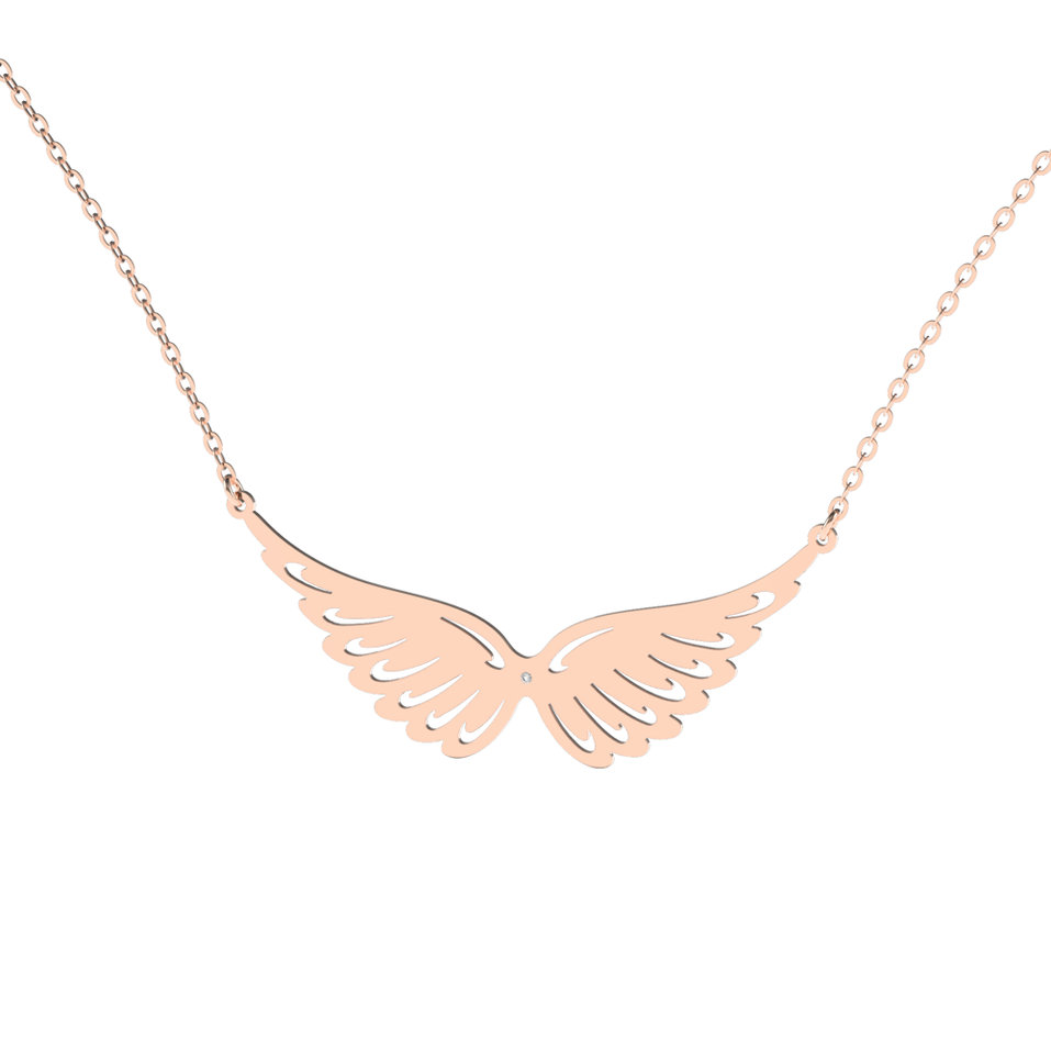 Diamond necklace Wings