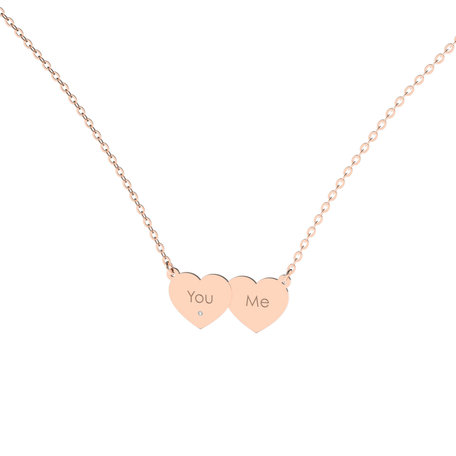 Diamond necklace You & Me