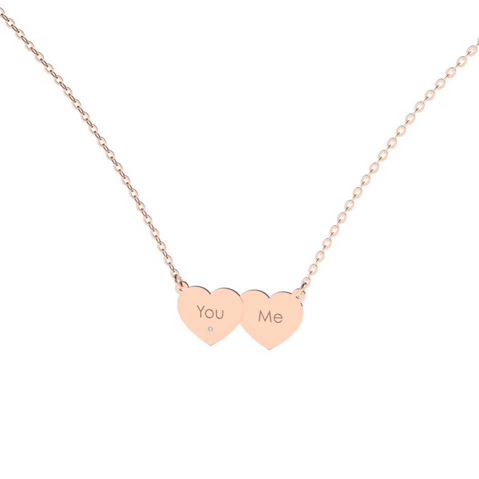 Diamond necklace You & Me