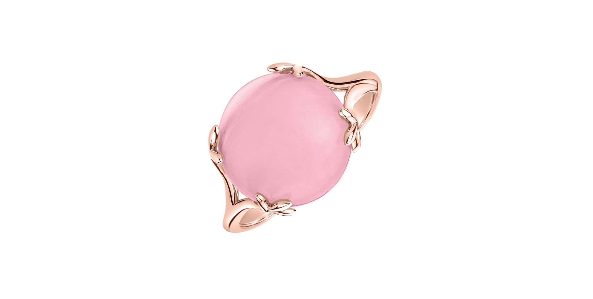Ring with Rose Quartz Rosary