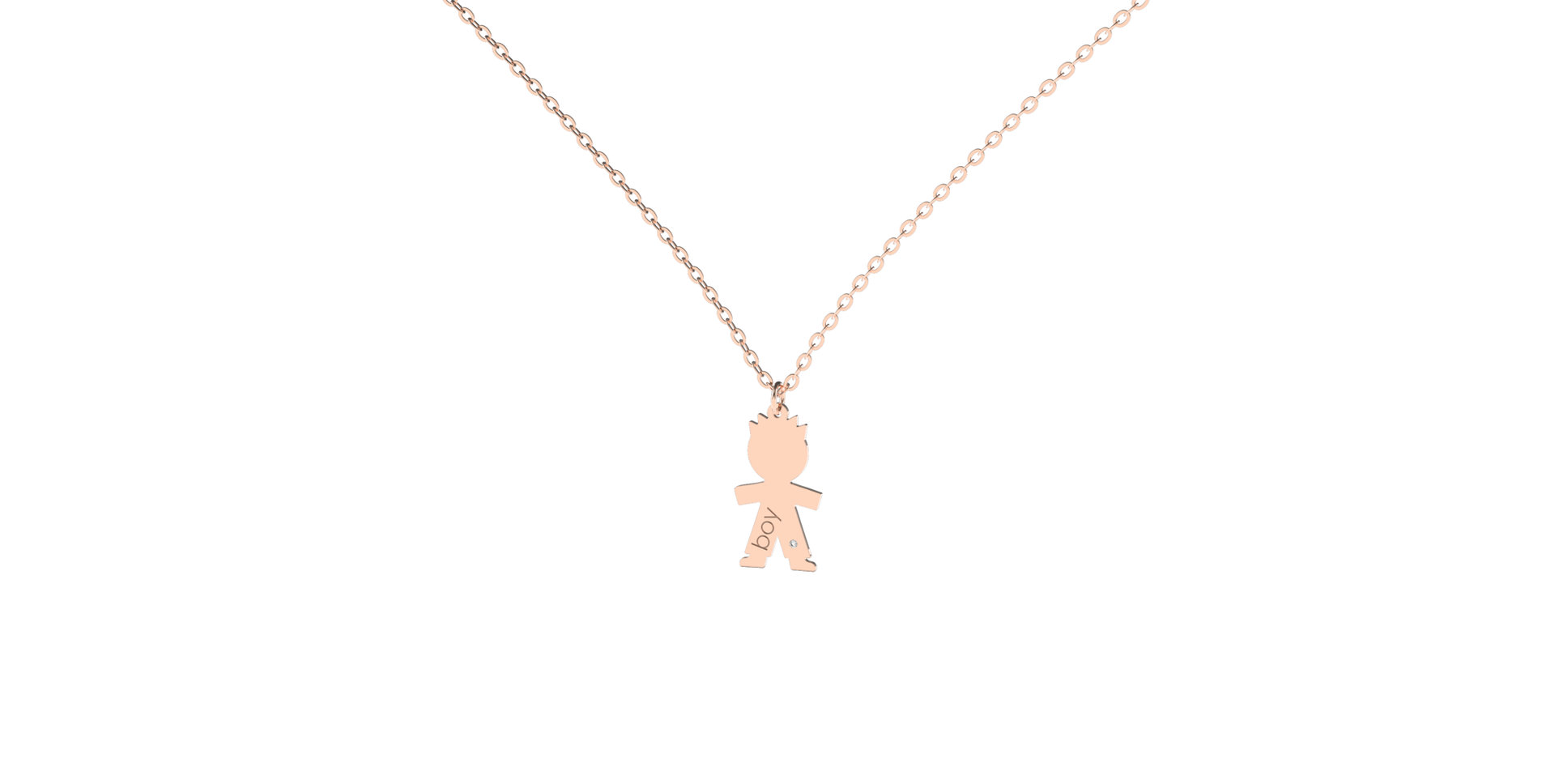 Diamond necklace Boy