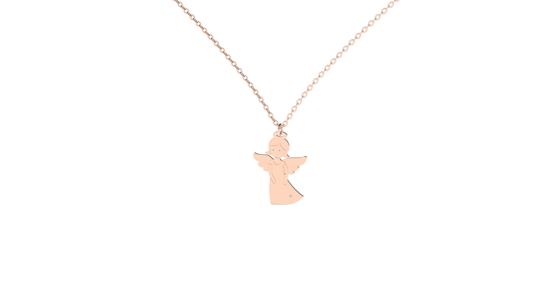 Diamond necklace Little Angel