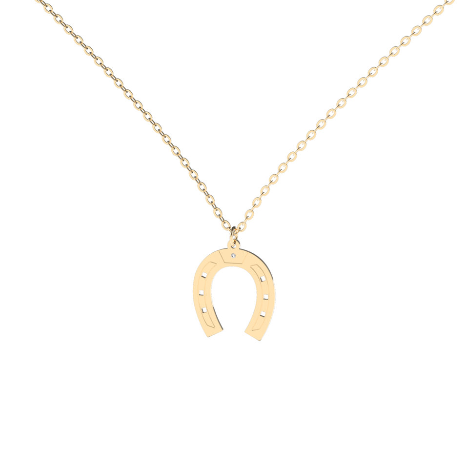 Diamond necklace Horseshoe