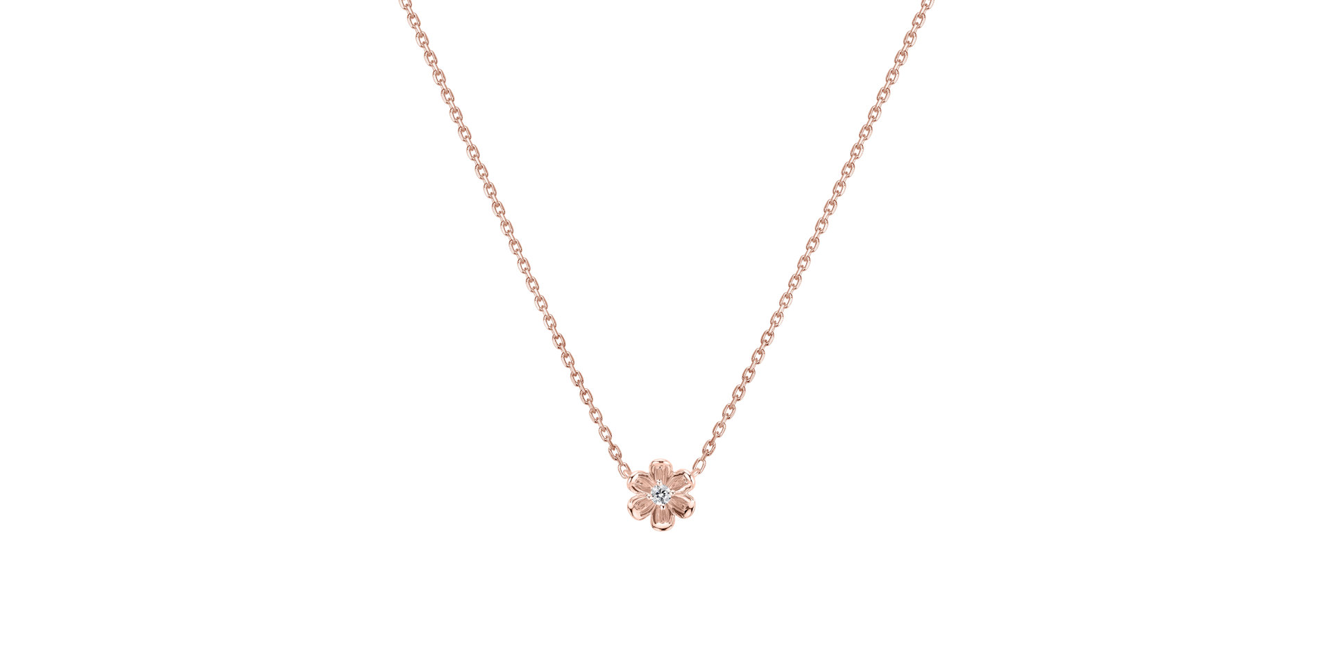 Diamond necklace Shiny Blossom
