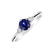 Diamond ring with Sapphire Midnight Serenity2