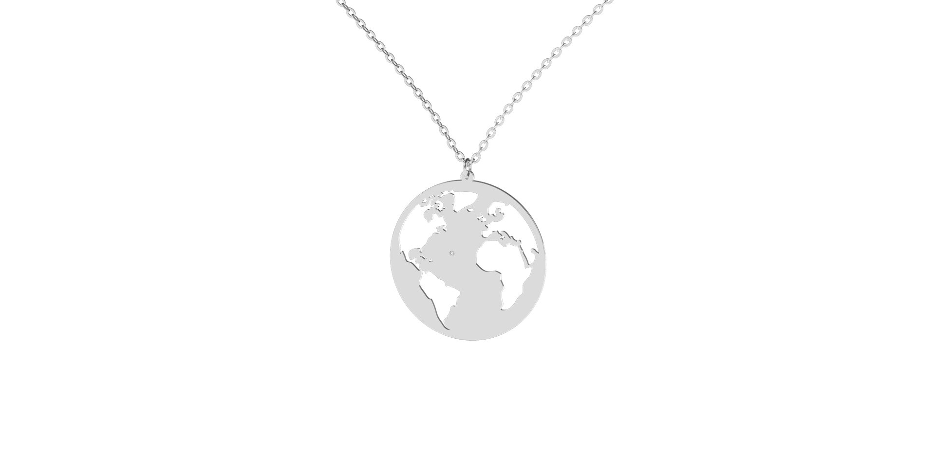 Diamond necklace Earth