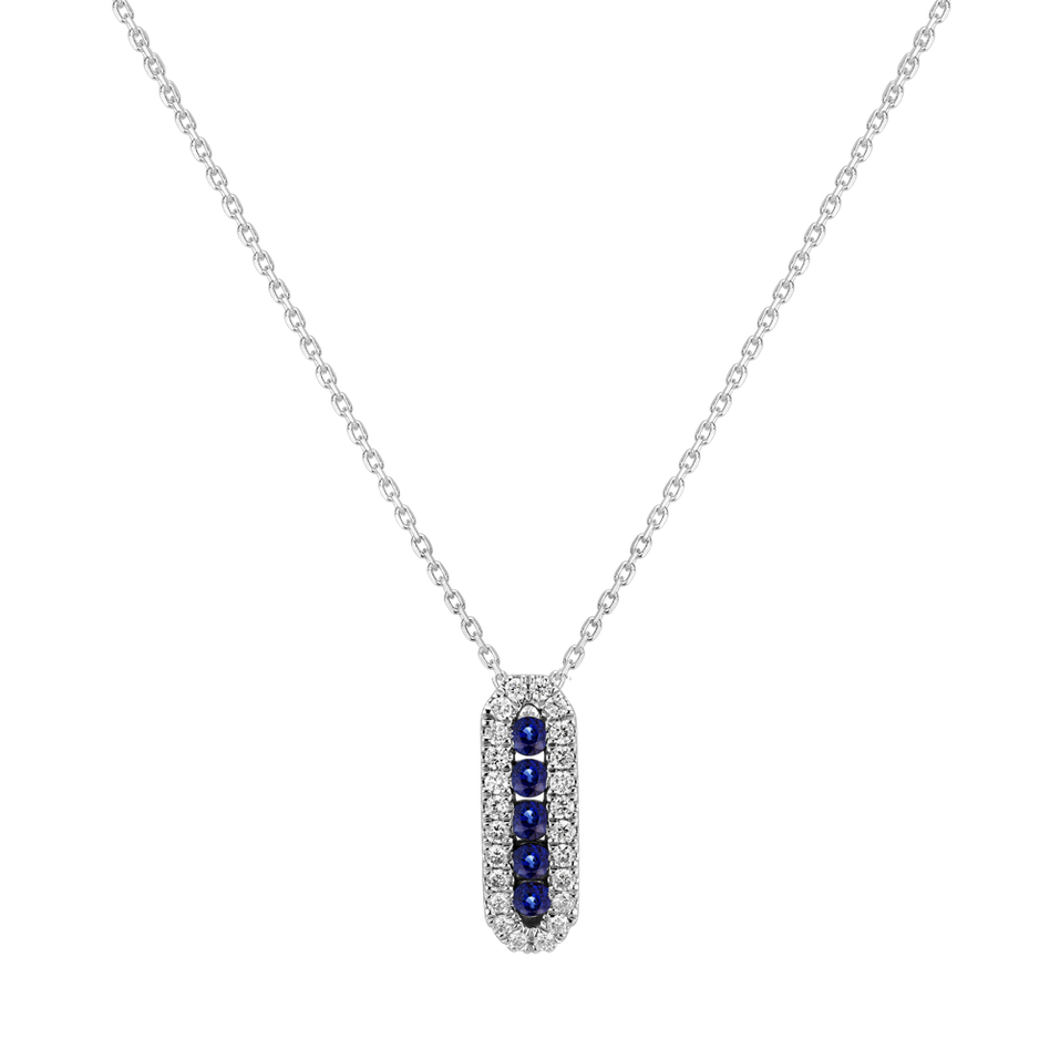Diamond pendant with Sapphire Aristocratic Vision