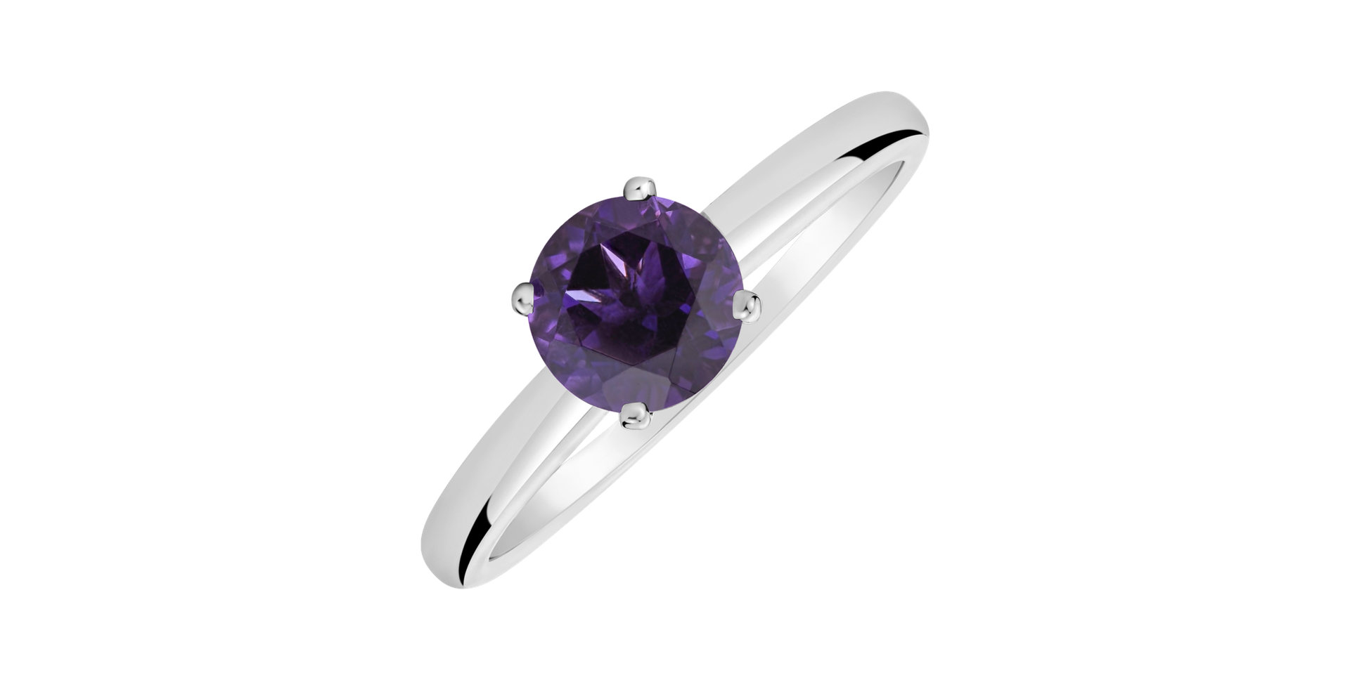 Ring with Amethyst African Bonbon