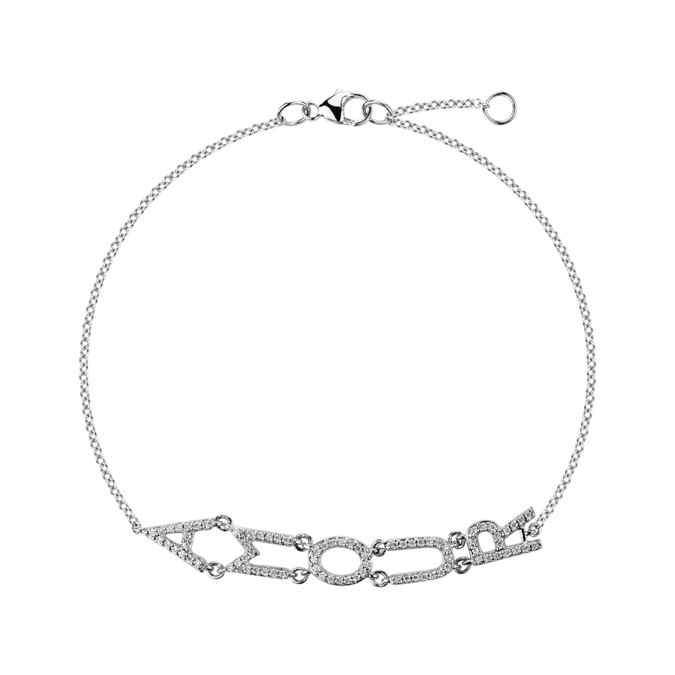 Diamond bracelet AMOUR