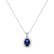 Diamond necklace with Sapphire Princess Sparkle2