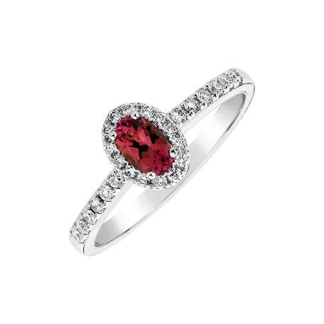 Diamond ring with Ruby Princess Desperation