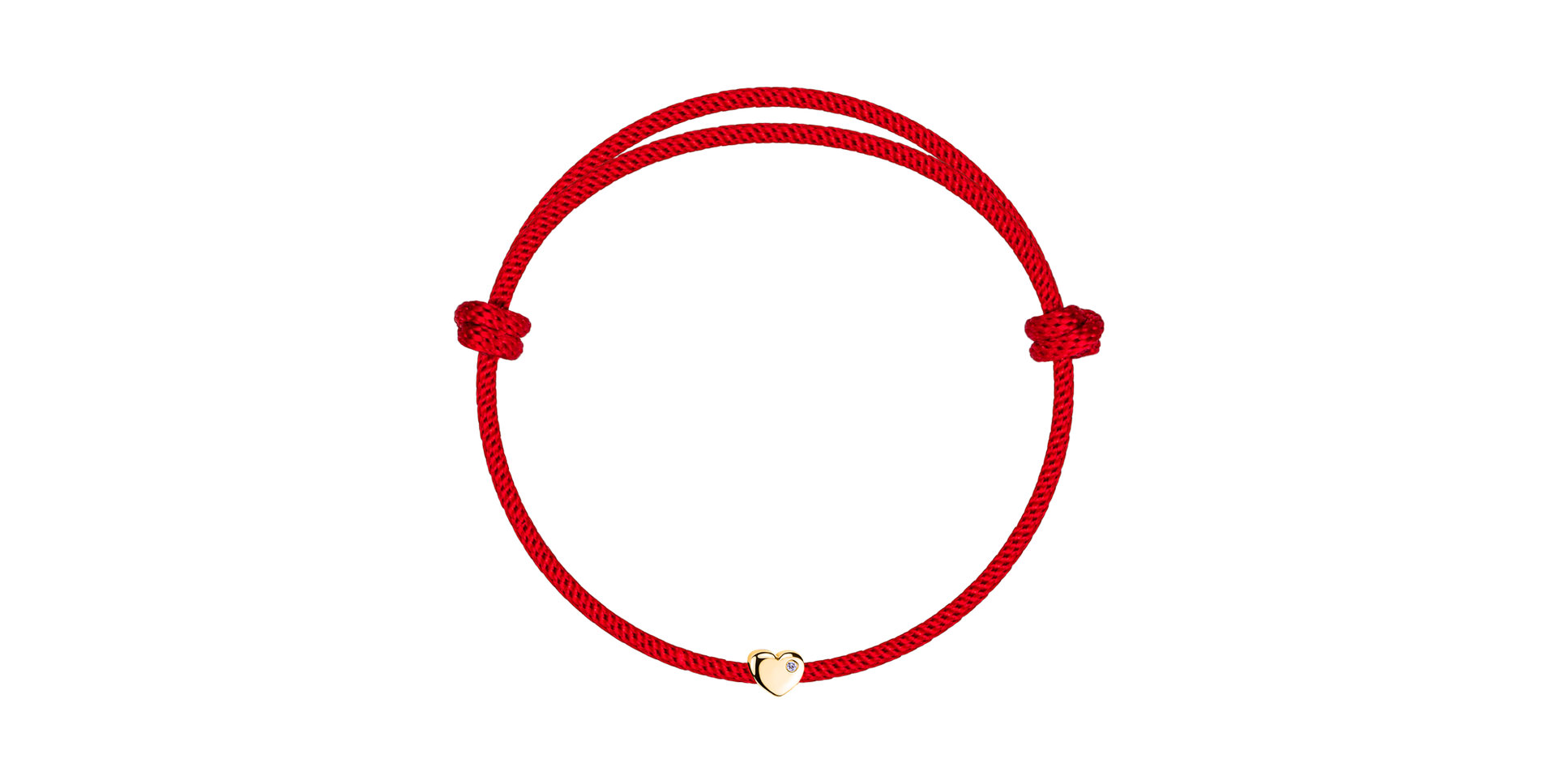Diamond bracelet Red Heart