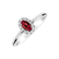Diamond ring with Ruby Princess Wish2