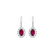 Diamond earrings with Ruby Imperial Allegory2
