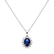 Diamonds necklace with Sapphire Princess Sparkle2