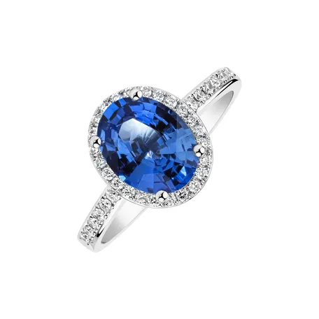 Diamond ring with Sapphire Princess Desperation