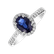 Diamond ring with Sapphire Princess2