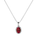 Diamond pendant with Ruby Princess2